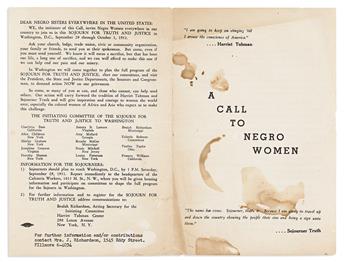 (WOMENS HISTORY.) A Call to Negro Women.